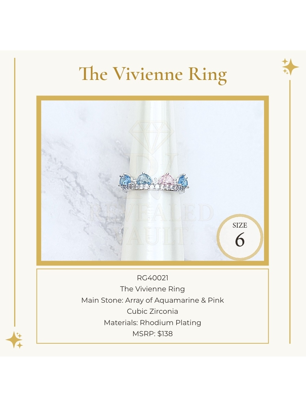 The Vivienne Ring - Size 6 - OG